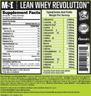 Musclesport Lean Whey Revolution | Muscle Players