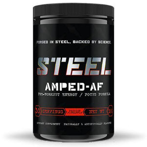 Steel Supplements Amped AF | Muscle Players