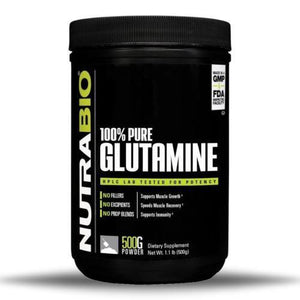 NutraBio Glutamine | Muscle Players